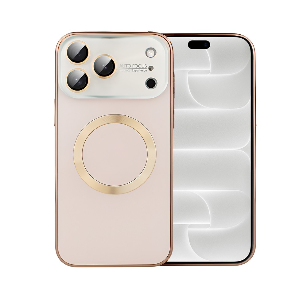 etui do iphone 18 pro max noble brush z magsafe i osłoną na aparat, brązowe