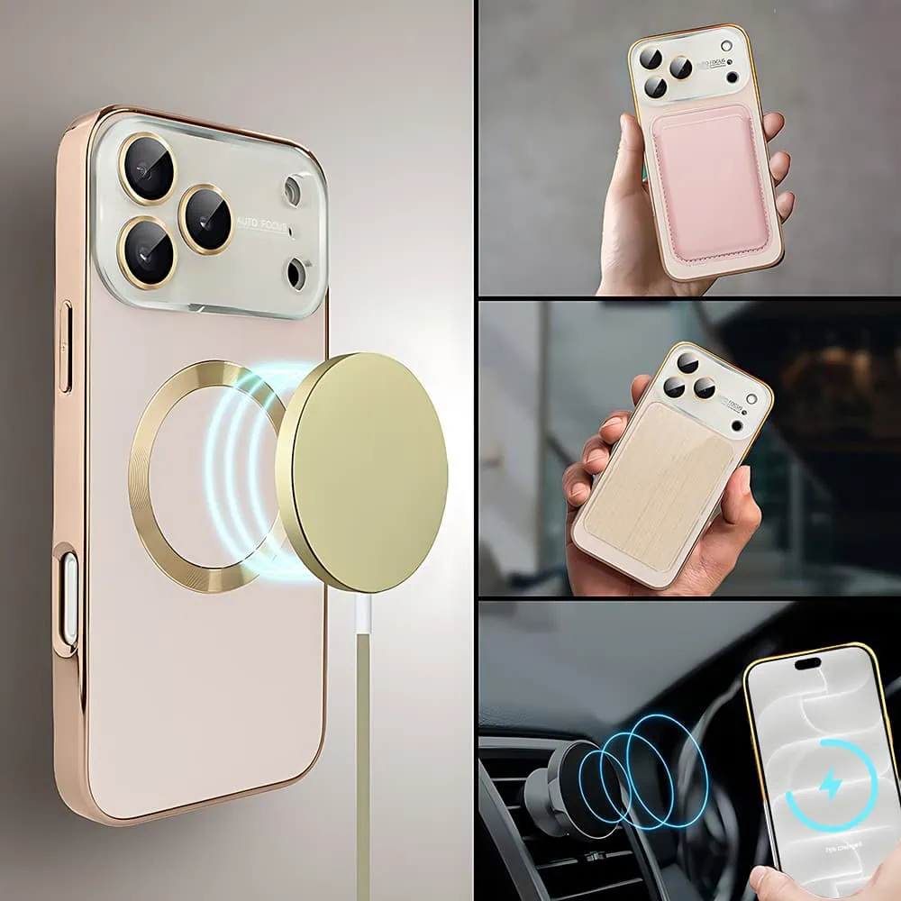 Etui do iPhone 18 Pro Max Noble Brush z MagSafe i osłoną na aparat, brązowe (4) etui do iphone 18 pro max noble brush z magsafe i osłoną na aparat, brązowe