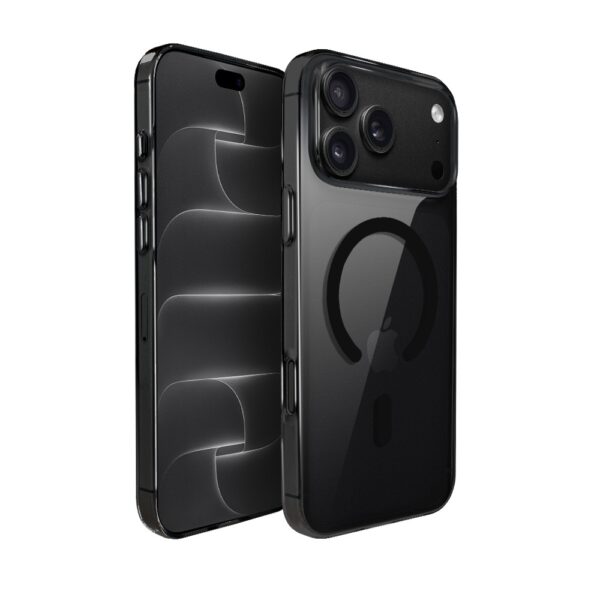 Etui do iPhone 18 Pro Prisma Slim z MagSafe, cienkie z twardym tyłem, czarne