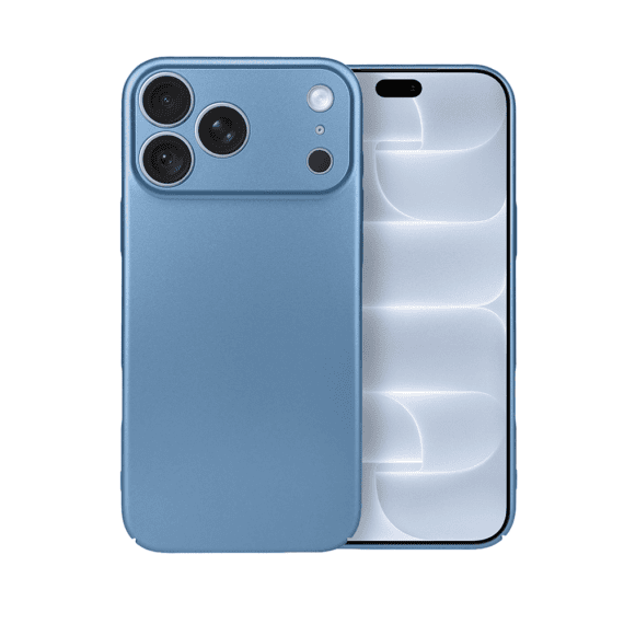 etui do iphone 18 pro max skin matt satynowe ultra cienkie, błękitne