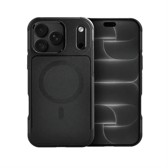 etui do iphone 18 pro smart armor pancerne z magsafe, czarne