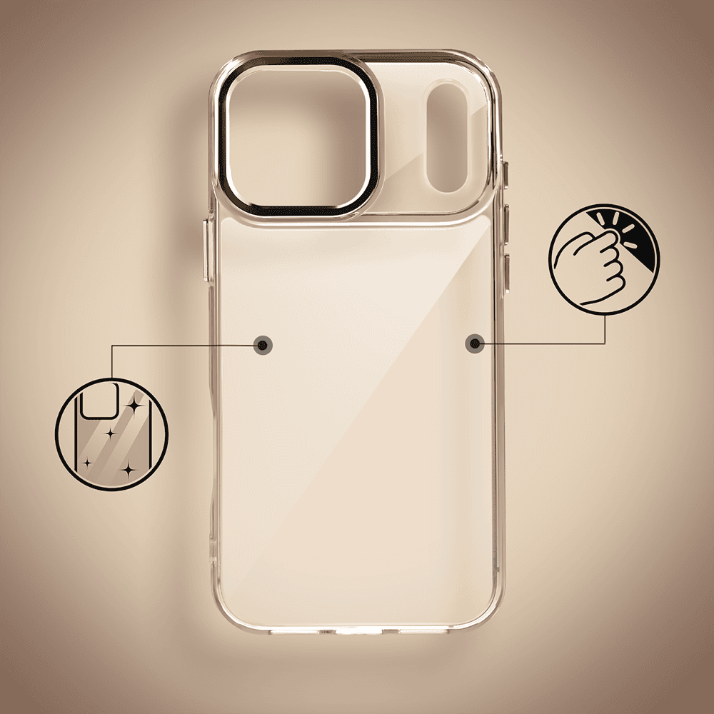 Etui do iPhone 18 Pro Max Super Hybrid, twardy tył, metalowe ozdoby, tytan pustynny (8) etui do iphone 18 pro max super hybrid, twardy tył, metalowe ozdoby, tytan pustynny