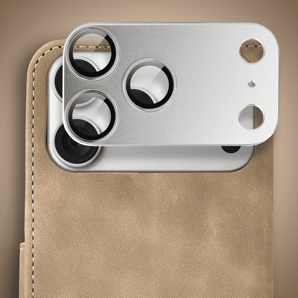 etui do iphone 18 pro max książkowe velvet touch, aksamitne, typu książka, z klapką, zamykane, beżowe
