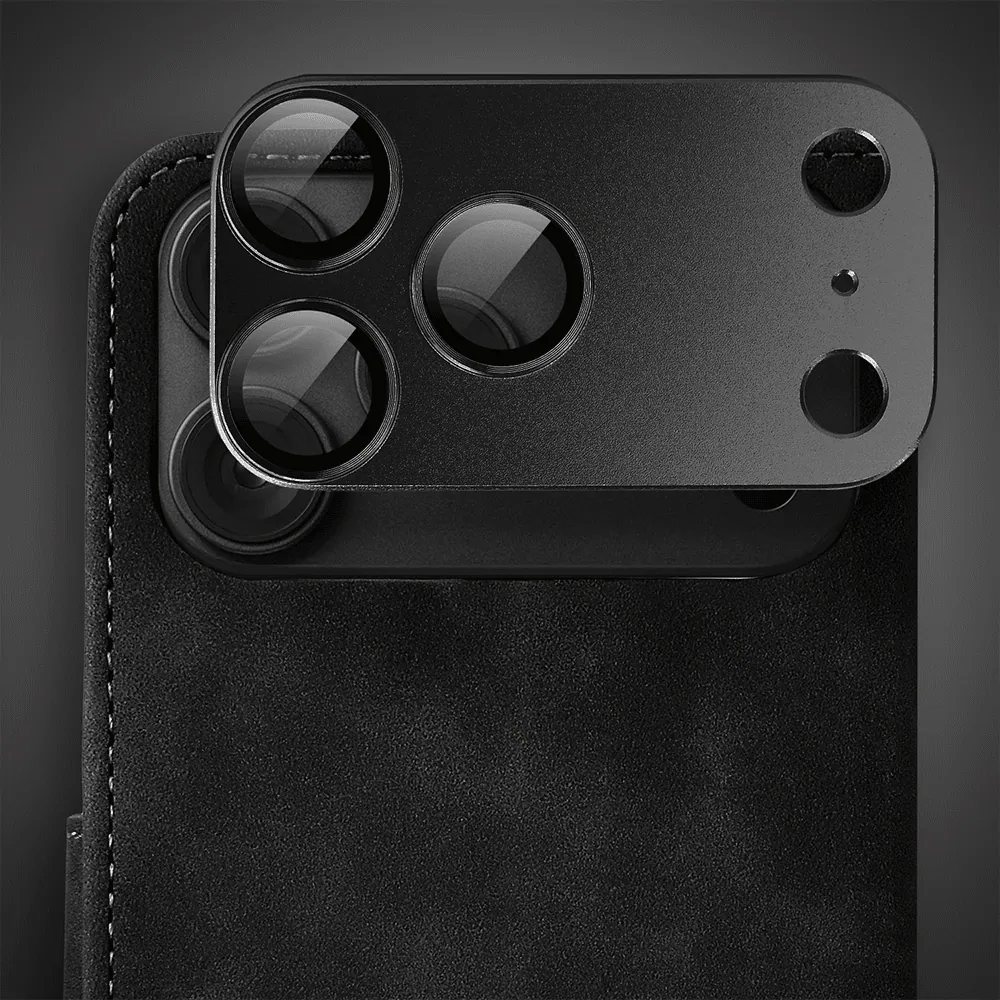 etui do iphone 18 pro max książkowe velvet touch, aksamitne, typu książka, z klapką, zamykane, czarne