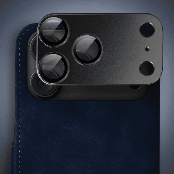 etui do iphone 18 pro max książkowe velvet touch, aksamitne, typu książka, z klapką, zamykane, granatowe