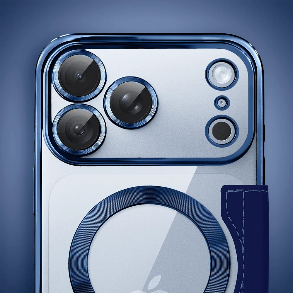 Etui do iPhone 18 Pro Max typu książka Book Magsafe Lens Protect, z klapką, granatowe (3) etui do iphone 18 pro max typu książka book magsafe lens protect, z klapką, granatowe