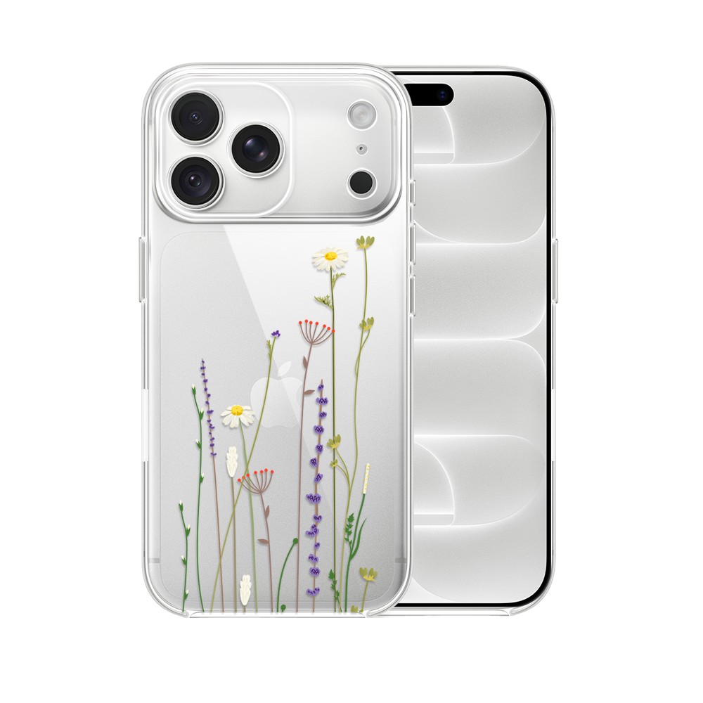 etui do iphone 18 pro max, wiosenne kwiaty, przeźroczyste