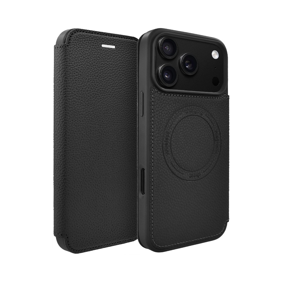 etui do iphone 18 pro max z klapką solid magsafe book, typu książka, czarne