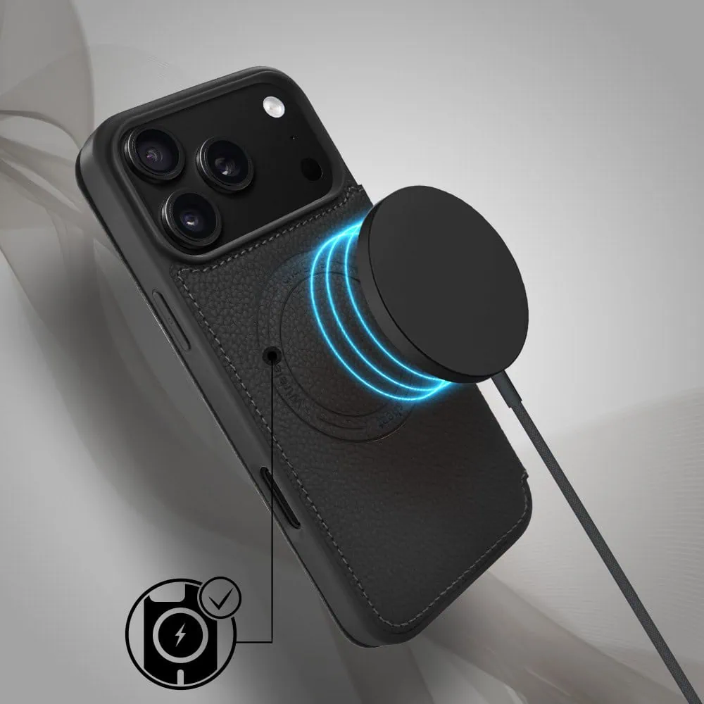 etui do iphone 18 pro max z klapką solid magsafe book, typu książka, czarne