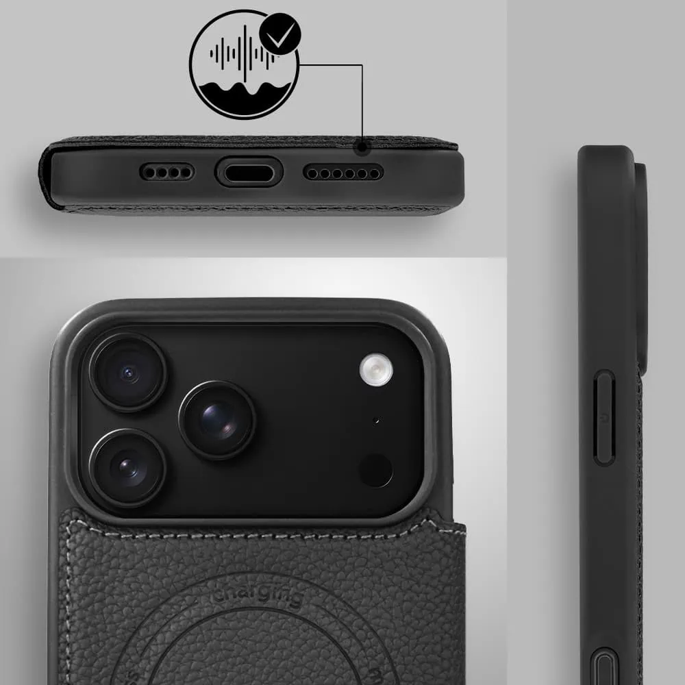 etui do iphone 18 pro max z klapką solid magsafe book, typu książka, czarne