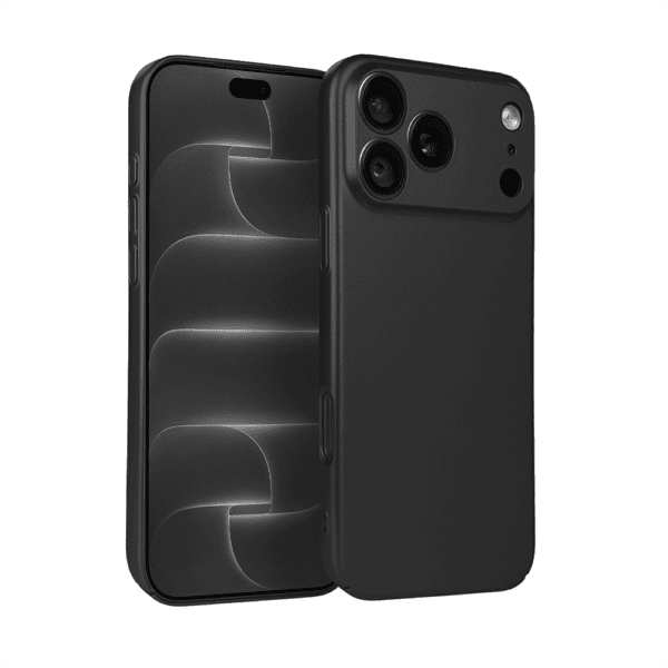 Etui do iPhone 18 Pro Skin Matt satynowe ultra cienkie, czarne