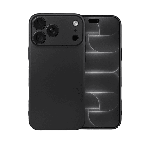 etui do iphone 18 pro skin matt satynowe ultra cienkie, czarne