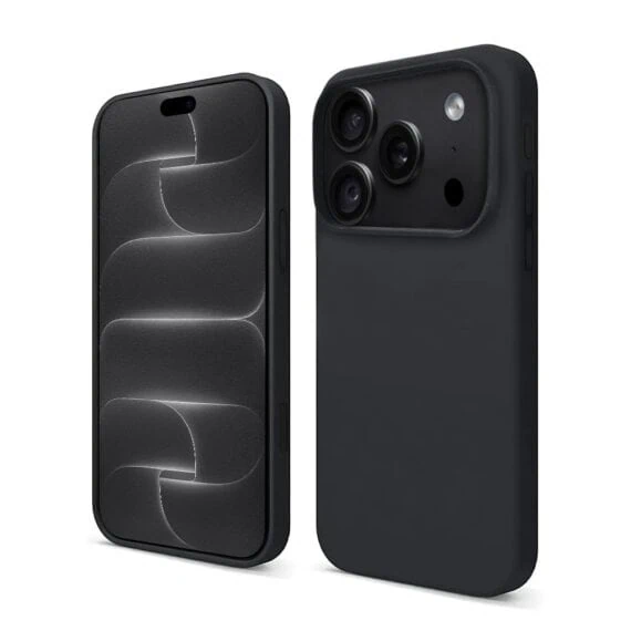 etui do iphone 18 pro soft lux matowe z mikrofibrą, trójwarstwowa ochrona, czarne