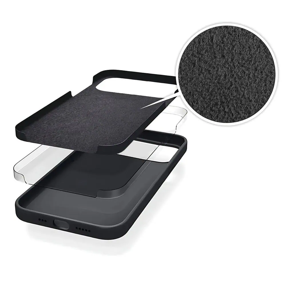 Etui do iPhone 18 Pro Soft Lux matowe z mikrofibrą, trójwarstwowa ochrona, czarne (4) etui do iphone 18 pro soft lux matowe z mikrofibrą, trójwarstwowa ochrona, czarne