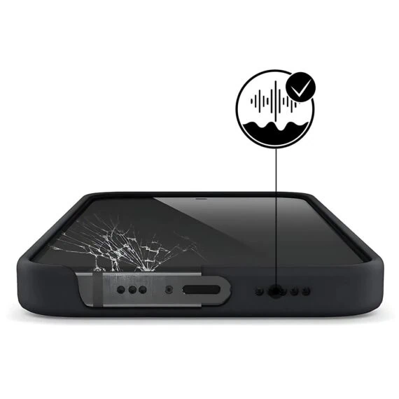 etui do iphone 18 pro soft lux matowe z mikrofibrą, trójwarstwowa ochrona, czarne
