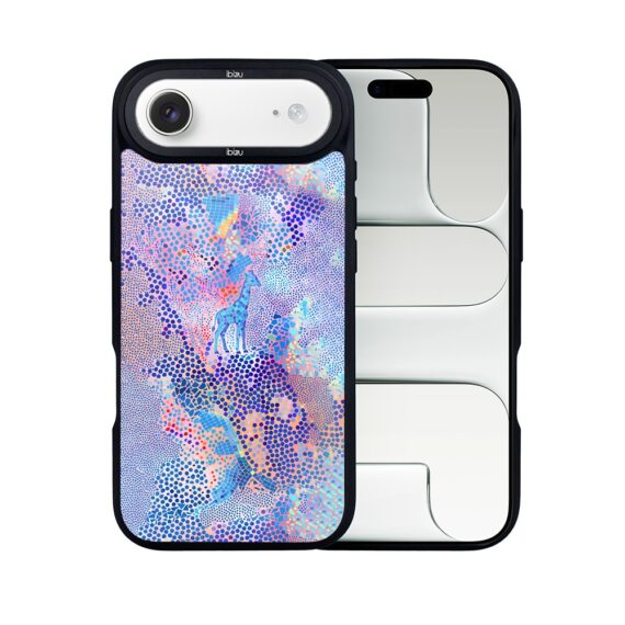 Etui do iPhone Air IBIZU DropGuard Matt z MagSafe, Bella Fantasia, Mozaikowa żyrafa (8)