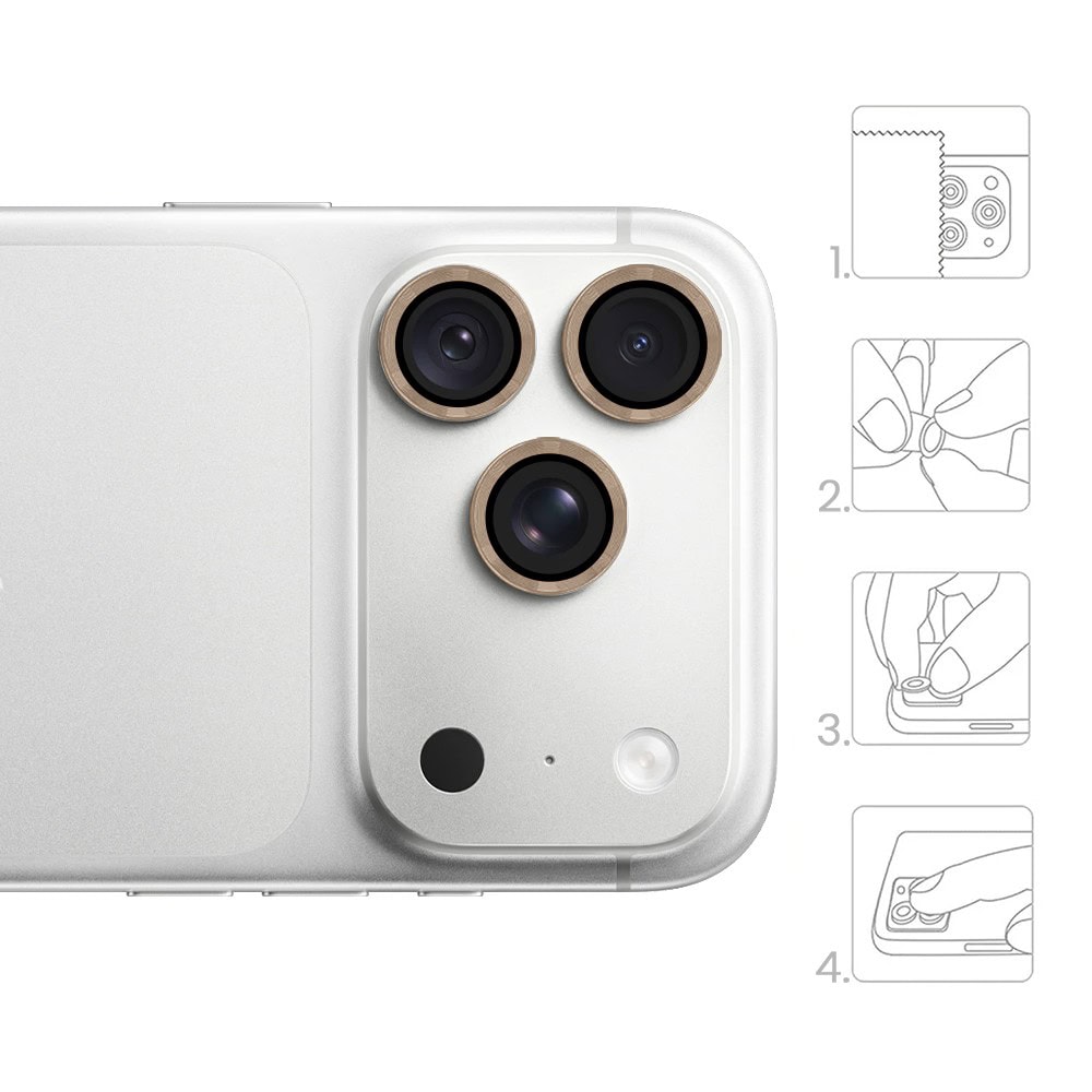 Metalowa osłona obiektywów szkło na aparat iPhone 18 Pro, pustynny tytan pustynny tytan-4 metalowa osłona obiektywów szkło na aparat iphone 18 pro, pustynny tytan