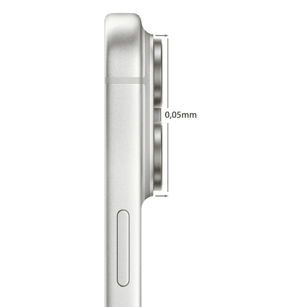 metalowa osłona obiektywów szkło na aparat iphone 18 pro, tytanowe