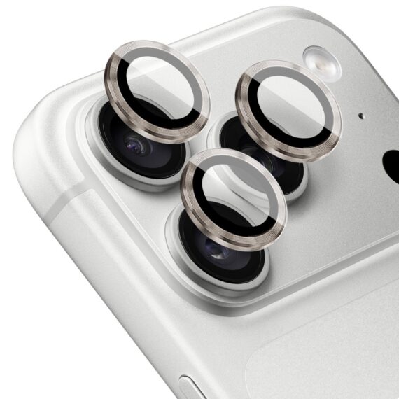 metalowa osłona obiektywów szkło na aparat iphone 18 pro, tytanowe