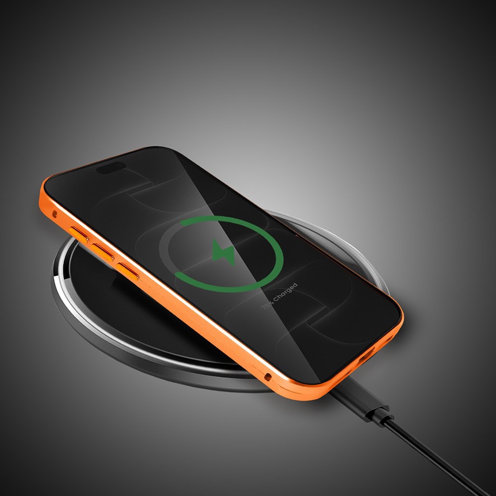 Obudowa do iPhone 18 Pro Max, podwójna szyba i aluminium 360° przód + tył magnetyczna, z osłoną aparatu i szkłem prywatyzującym, pomarańczowa (9) obudowa do iphone 18 pro max, podwójna szyba i aluminium 360° przód + tył magnetyczna, z osłoną aparatu i szkłem prywatyzującym, pomarańczowa