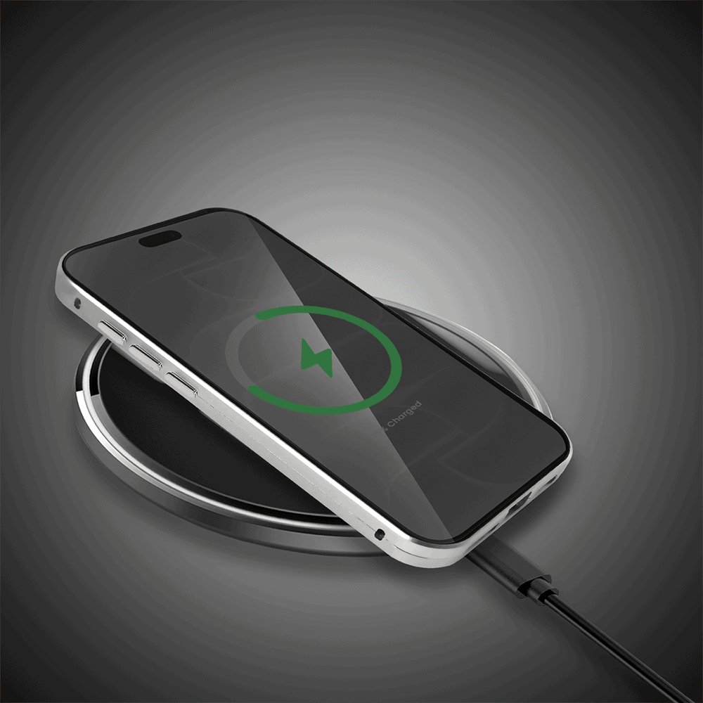 obudowa do iphone 18 pro max, podwójna szyba i aluminium 360° przód + tył magnetyczna, z osłoną aparatu i szkłem prywatyzującym, srebrna