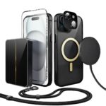 Perfect Match do iPhone 15 - zestaw Golden Elite + akcesoria, czarny (2)