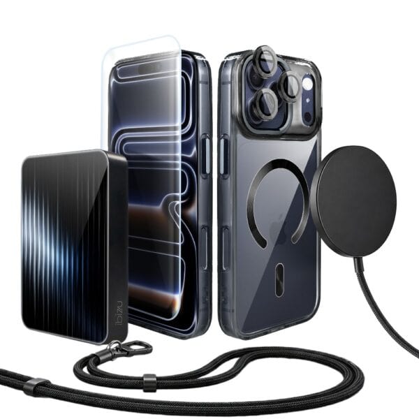 Perfect Match do iPhone 17 Pro Max – zestaw Super Hybrid + akcesoria, czarny