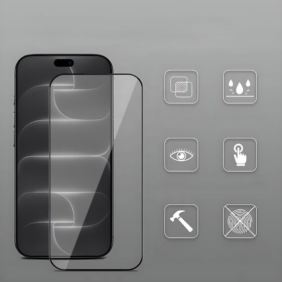 szkło hartowane na ekran 9h do iphone 18 pro z aplikatorem