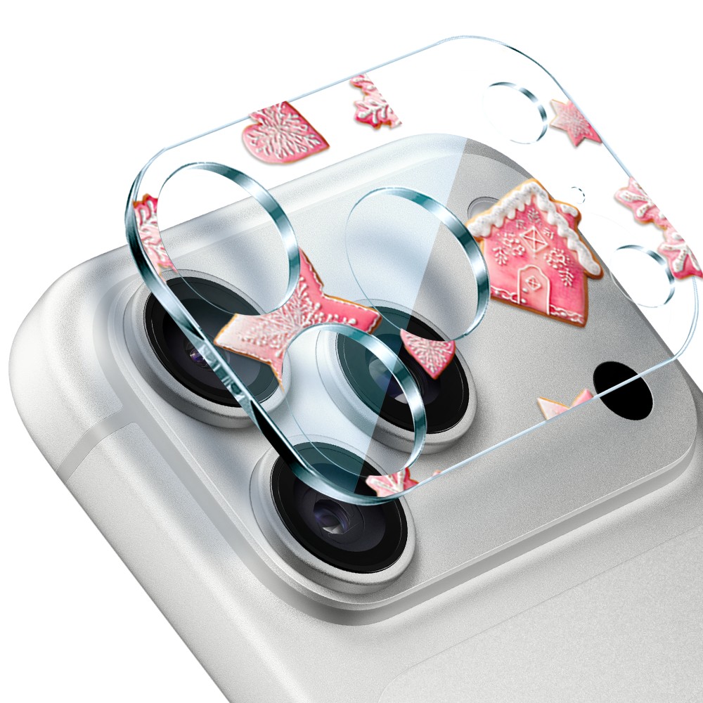 iphone 18 pro pełne szkło hartowane na cały aparat, kamerę, różowe pierniczki