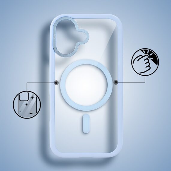 etui do iphone 17 ibizu guardabella z magsafe, błękit lodowca