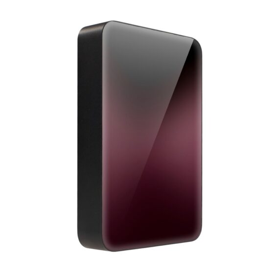 powerbank ibizu magpower 10k do iphone z magsafe, solidny, aluminiowy, 10 000 mah, burgundowy gradient